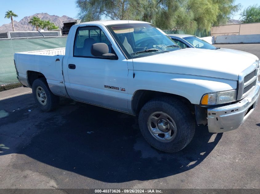 2000 Dodge Ram 1500 St/Ws VIN: 1B7HC16X7YS616265 Lot: 40373626