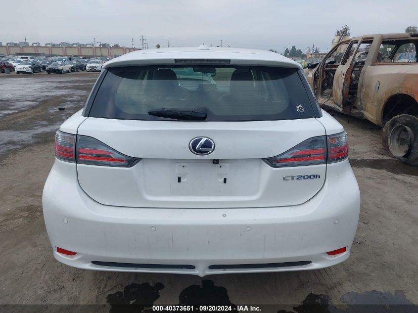 2012 Lexus Ct 200H Premium VIN: JTHKD5BHXC2074045 Lot: 40373651