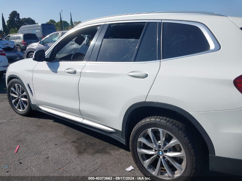 2019 BMW X3 Sdrive30I VIN: 5UXTR7C53KLF26791 Lot: 40373662