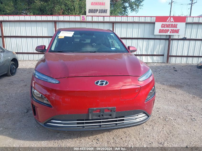 2023 Hyundai Kona Electric Sel VIN: KM8K33AG0PU193651 Lot: 40373666