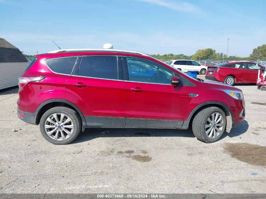 2017 FORD ESCAPE TITANIUM - 1FMCU0JD8HUD73435