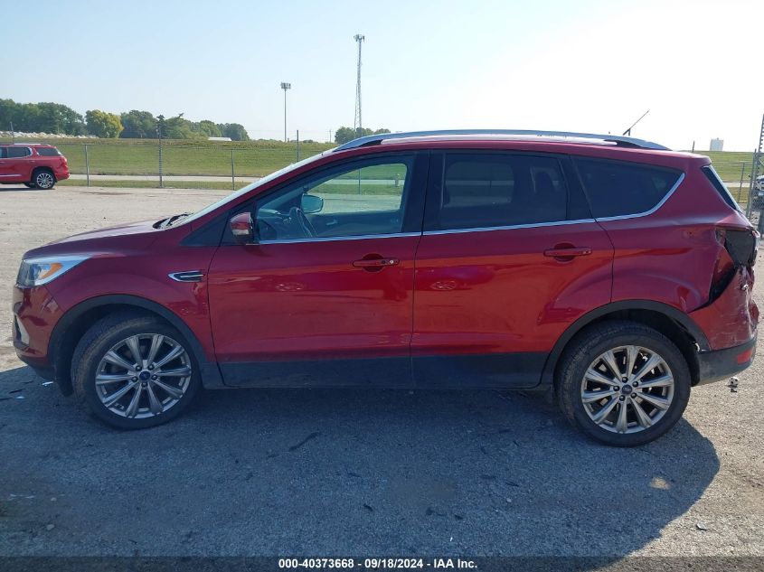 2017 FORD ESCAPE TITANIUM - 1FMCU0JD8HUD73435