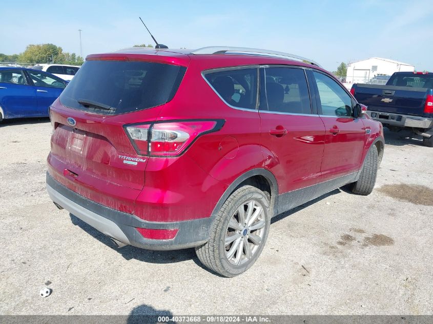 2017 FORD ESCAPE TITANIUM - 1FMCU0JD8HUD73435