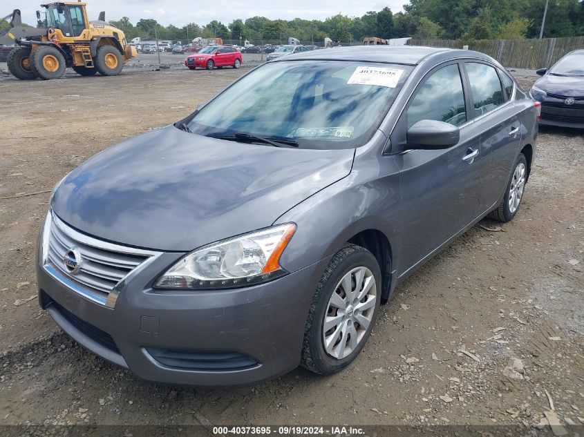 2015 Nissan Sentra Sv VIN: 3N1AB7AP9FL695435 Lot: 40373695