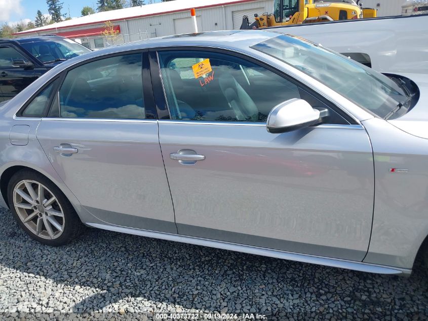 2015 AUDI A4 2.0T PREMIUM - WAUBFAFLXFN031361