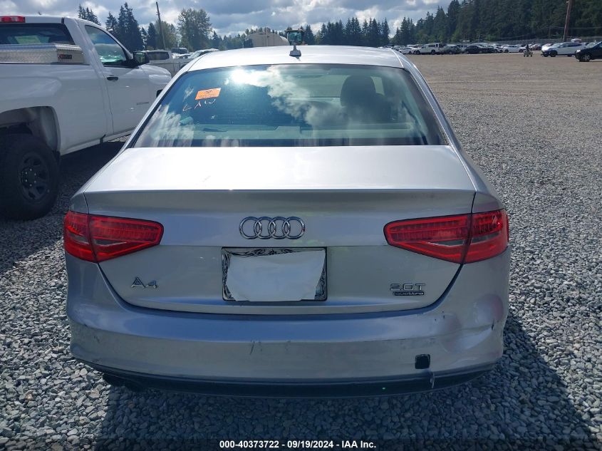 2015 AUDI A4 2.0T PREMIUM - WAUBFAFLXFN031361