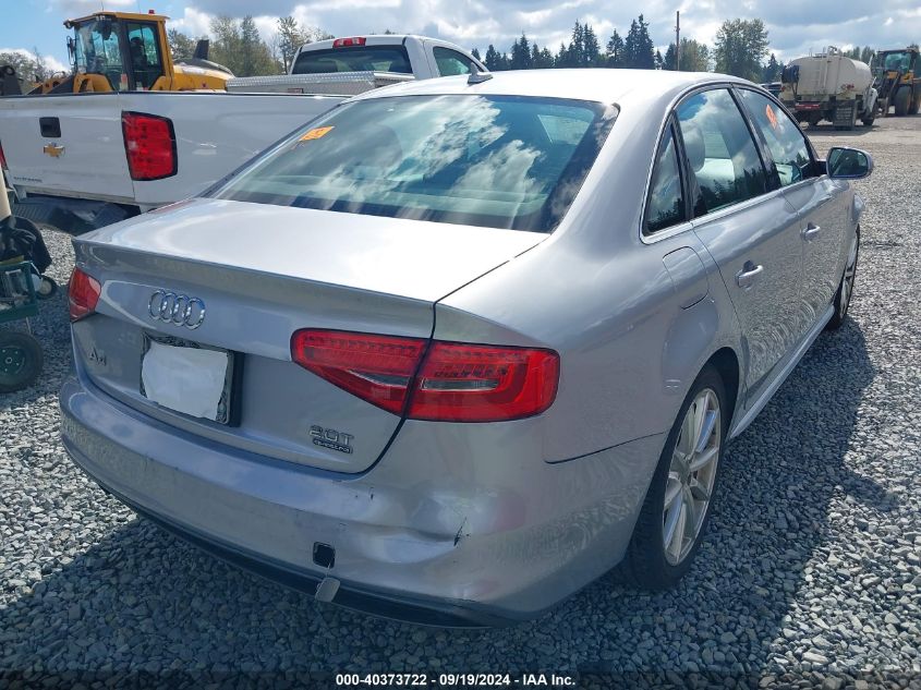 2015 AUDI A4 2.0T PREMIUM - WAUBFAFLXFN031361