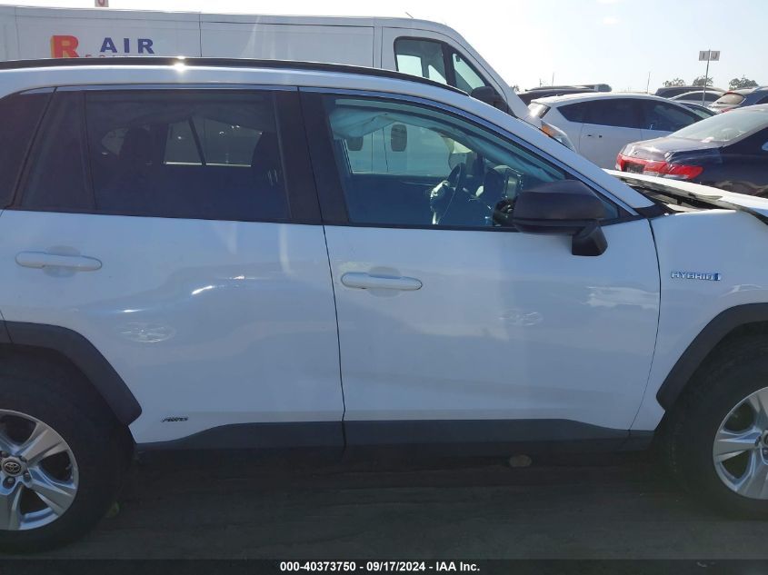 2021 Toyota Rav4 Hybrid Le VIN: 4T3LWRFV5MU016604 Lot: 40373750