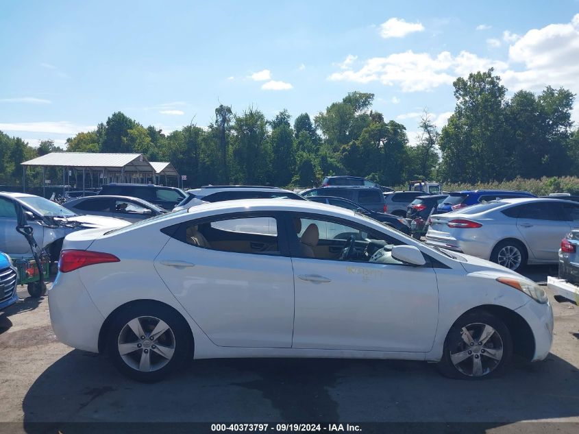 2013 Hyundai Elantra Gls VIN: 5NPDH4AE0DH349731 Lot: 40373797