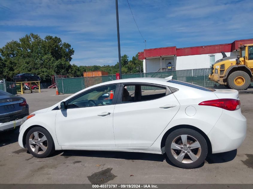 2013 Hyundai Elantra Gls VIN: 5NPDH4AE0DH349731 Lot: 40373797