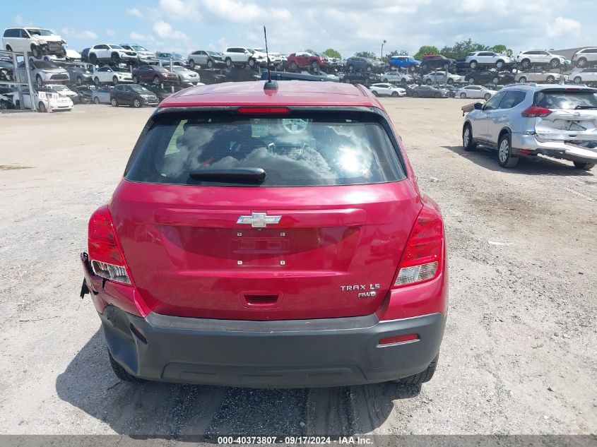 2015 Chevrolet Trax 1Ls VIN: KL7CJPSB0FB227670 Lot: 40373807