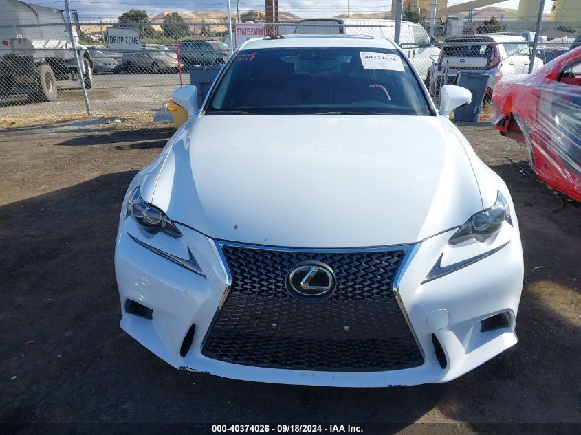 2016 Lexus Is 350 VIN: JTHBE1D22G5026784 Lot: 40374026