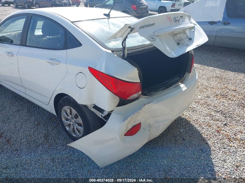 2016 Hyundai Accent Se VIN: KMHCT4AE5GU950763 Lot: 40374028