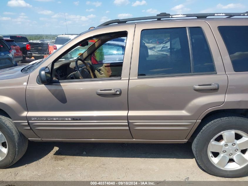 2001 Jeep Grand Cherokee Limited VIN: 1J4GW58N01C555454 Lot: 40374040