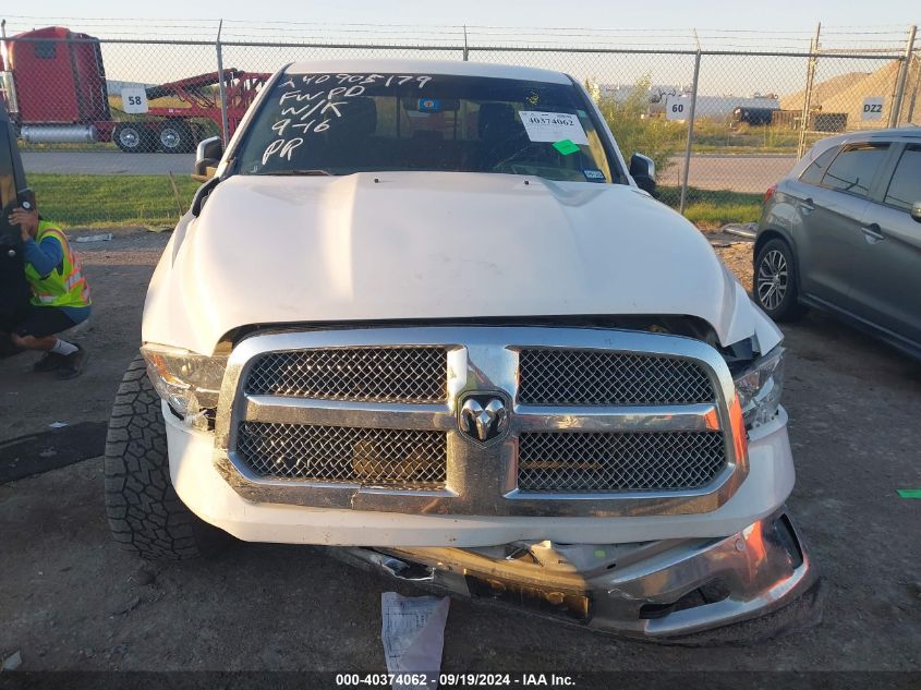 2017 Ram 1500 Lone Star Silver 4X2 5'7 Box VIN: 1C6RR6LT0HS825825 Lot: 40374062