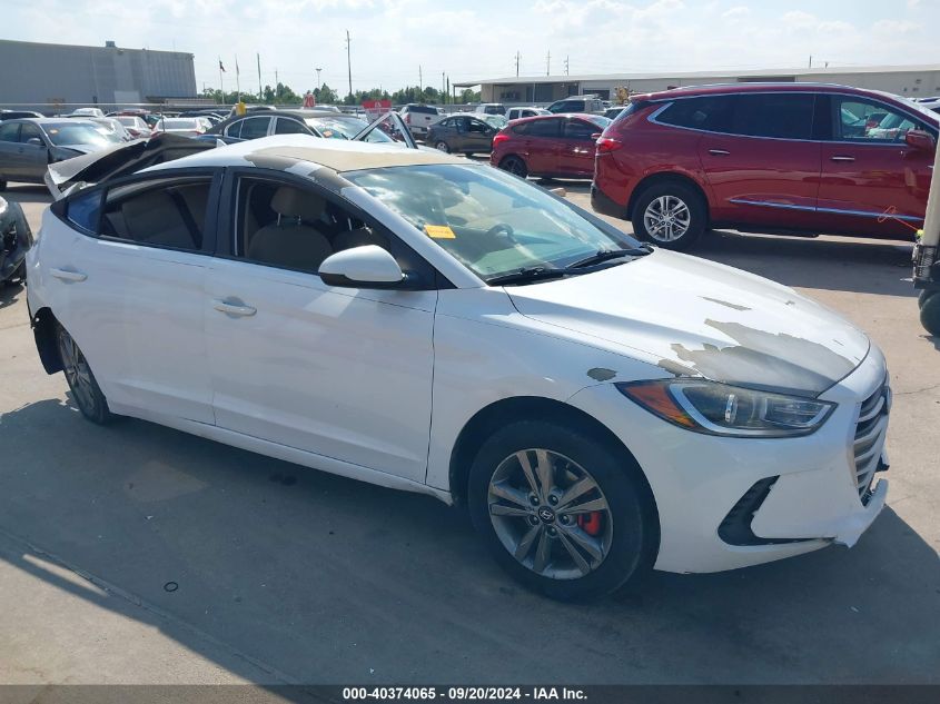 2018 Hyundai Elantra Limited/Sel/Value Edition VIN: 5NPD84LF4J8239993 Lot: 40374065