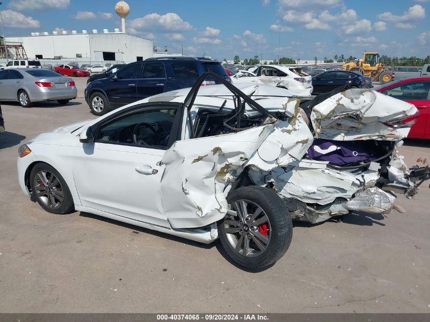 2018 Hyundai Elantra Limited/Sel/Value Edition VIN: 5NPD84LF4J8239993 Lot: 40374065