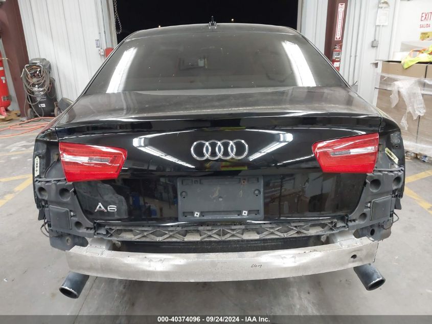 2013 Audi A6 2.0T Premium VIN: WAUGFAFC3DN122748 Lot: 40374096