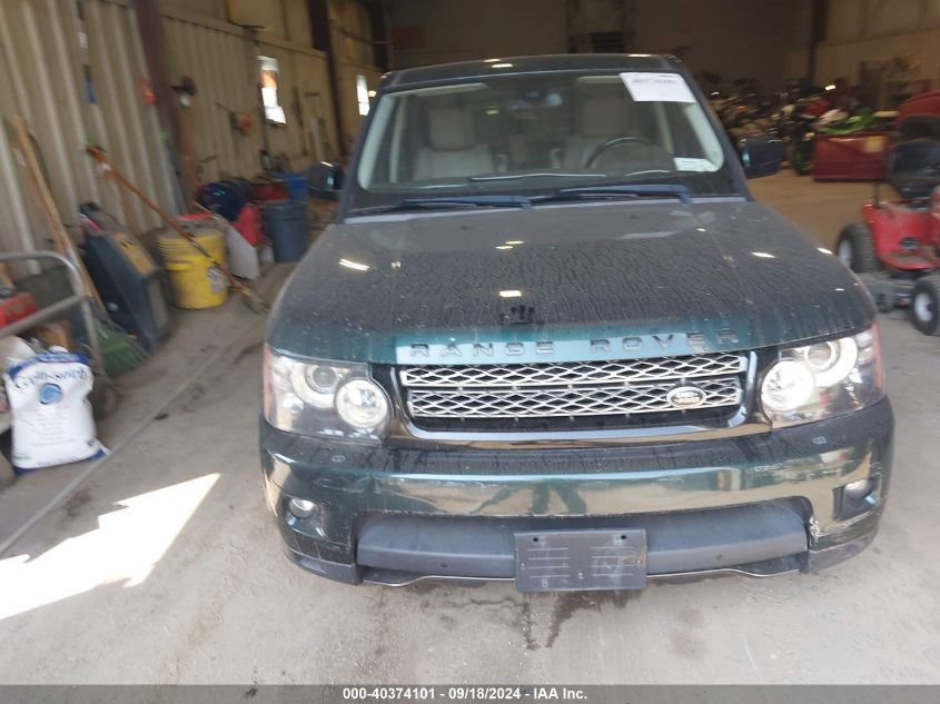 2012 Land Rover Range Rover Sport Hse VIN: SALSK2D46CA750652 Lot: 40374101