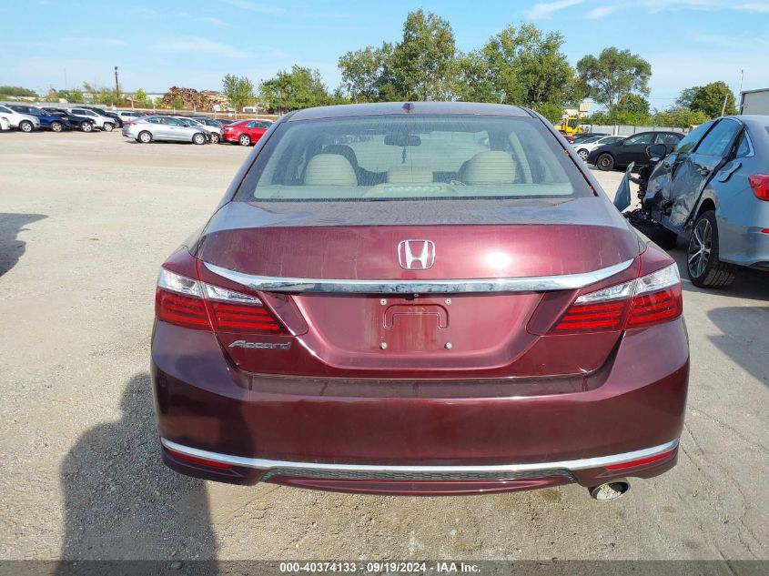 1HGCR2F8XHA209510 2017 Honda Accord Ex-L