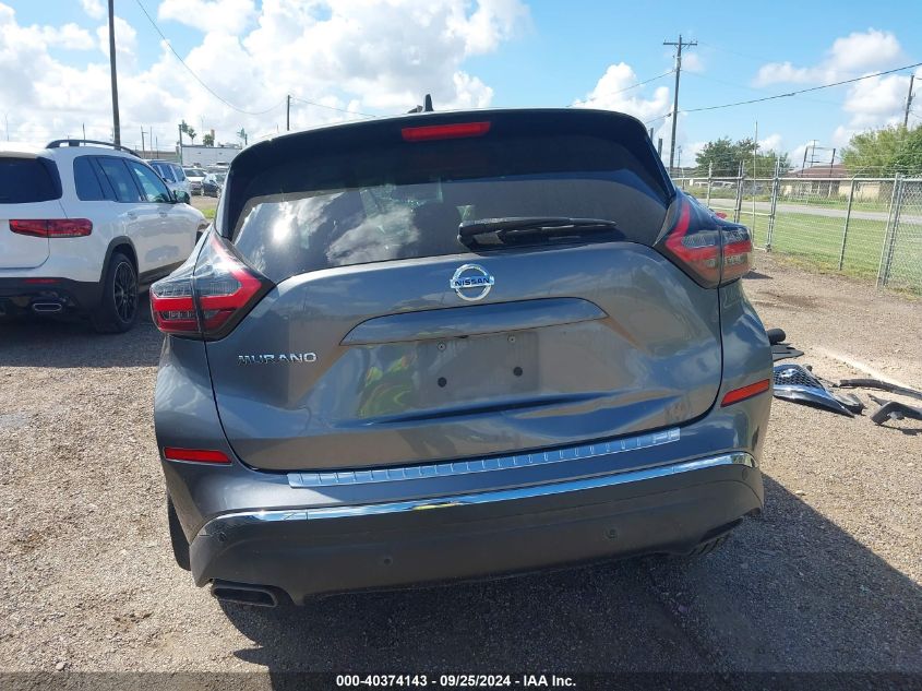 2022 Nissan Murano S Fwd VIN: 5N1AZ2AJ5NC109164 Lot: 40374143