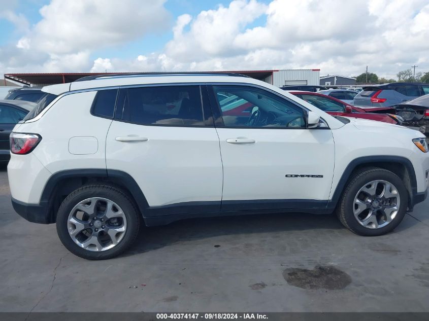 2021 Jeep Compass Limited VIN: 3C4NJDCB4MT527474 Lot: 40374147