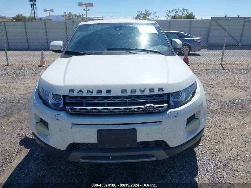 2013 Land Rover Range Rover Evoque Pure VIN: SALVP2BG2DH812942 Lot: 40374186