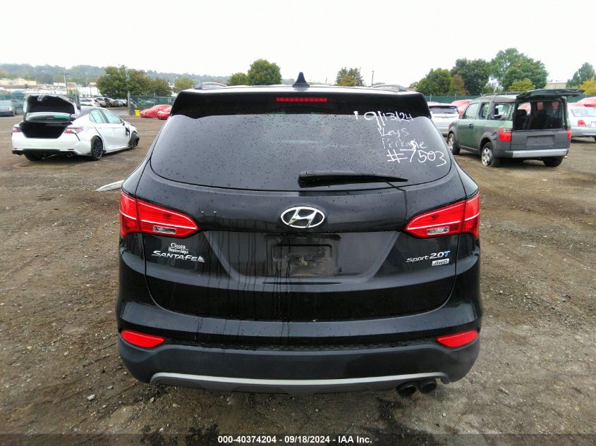 2013 Hyundai Santa Fe Sport VIN: 5XYZUDLA2DG074396 Lot: 40374204