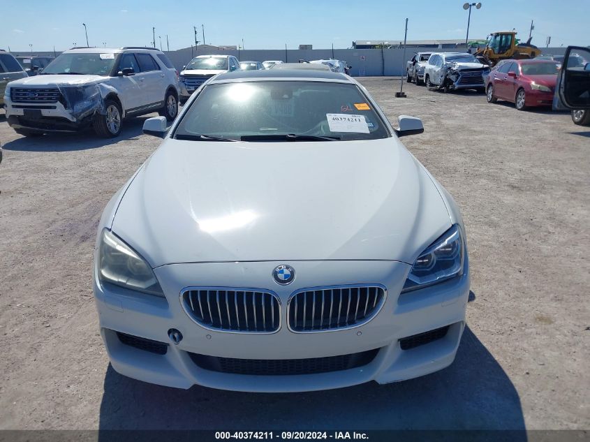 2012 BMW 650I xDrive VIN: WBALX5C54CC893996 Lot: 40374211