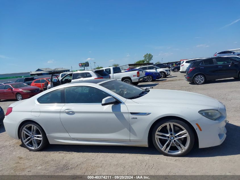 2012 BMW 650I xDrive VIN: WBALX5C54CC893996 Lot: 40374211