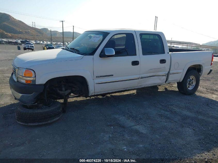 2002 GMC Sierra 2500Hd Sle VIN: 1GTHK23U12F204412 Lot: 40374220