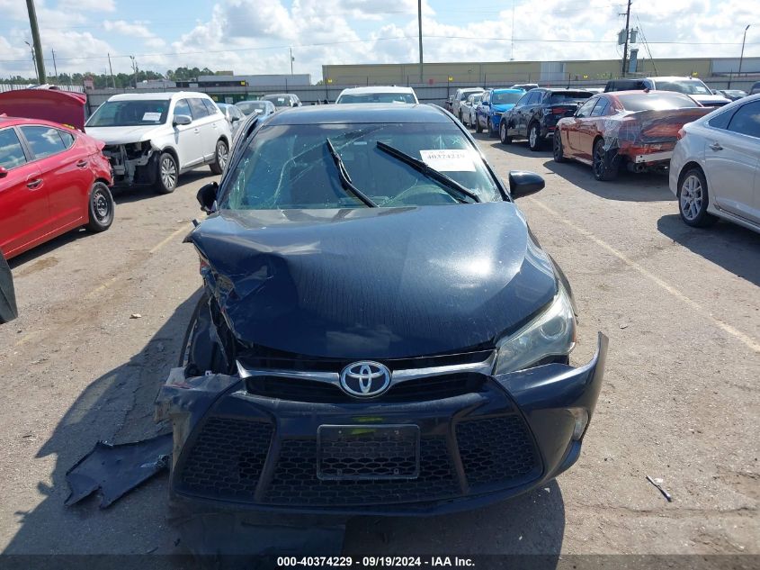 2015 Toyota Camry Se VIN: 4T1BF1FK6FU026721 Lot: 40374229