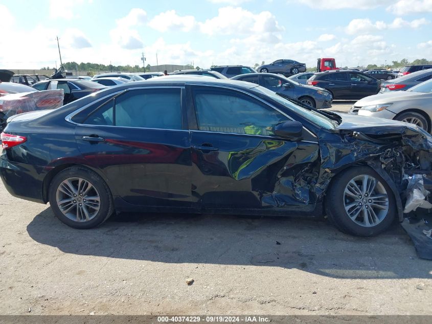 2015 Toyota Camry Se VIN: 4T1BF1FK6FU026721 Lot: 40374229