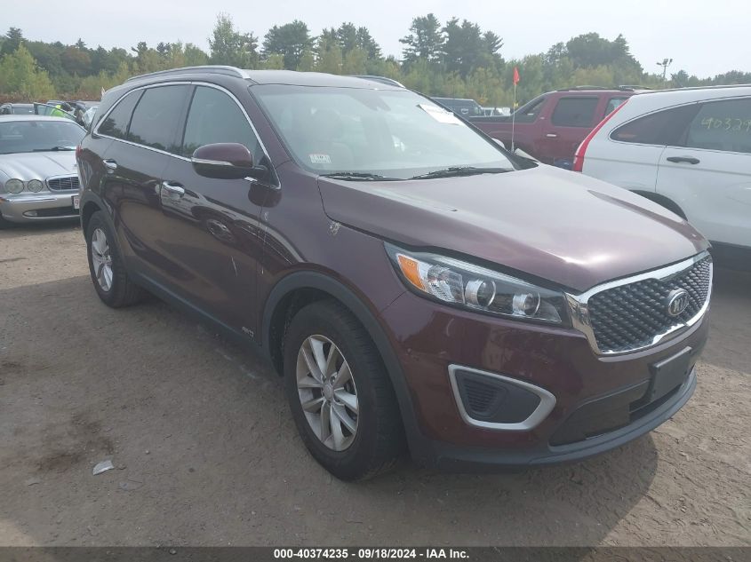 2018 Kia Sorento 2.4L Lx VIN: 5XYPGDA36JG410212 Lot: 40374235