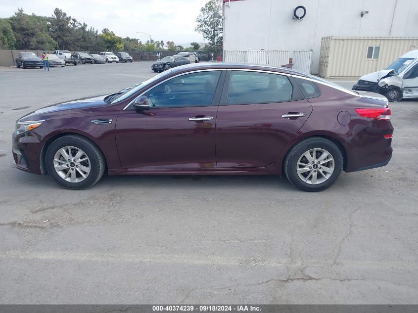 2019 Kia Optima Lx VIN: 5XXGT4L36KG284965 Lot: 40374239