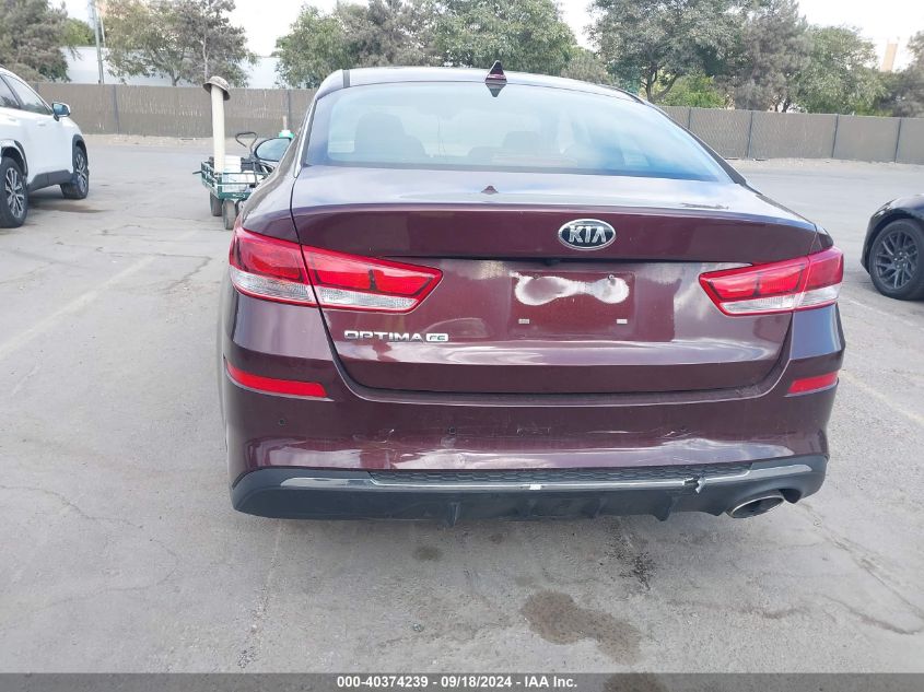 2019 Kia Optima Lx VIN: 5XXGT4L36KG284965 Lot: 40374239