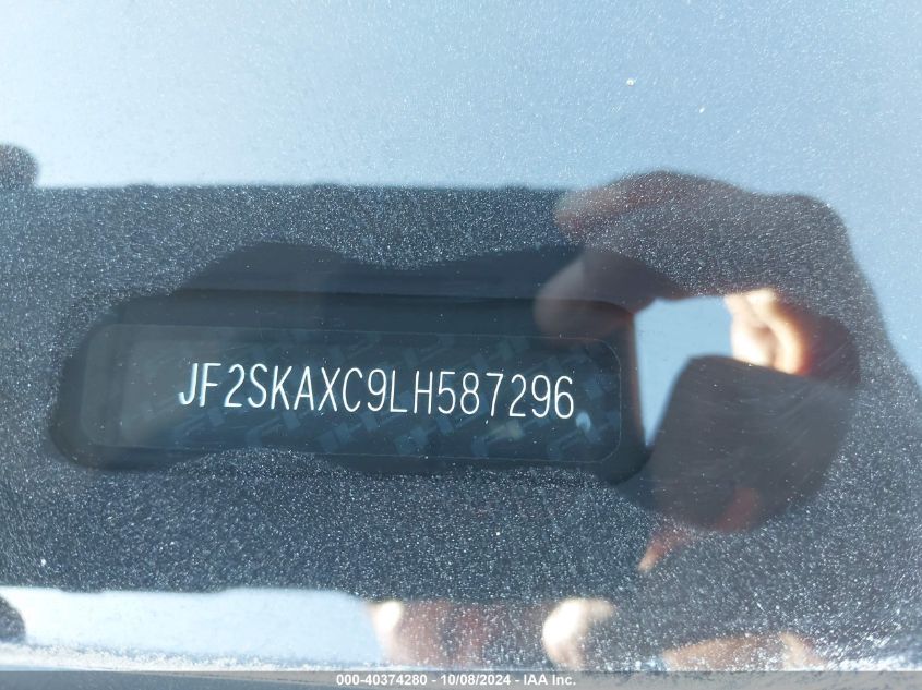 2020 Subaru Forester Touring VIN: JF2SKAXC9LH587296 Lot: 40374280