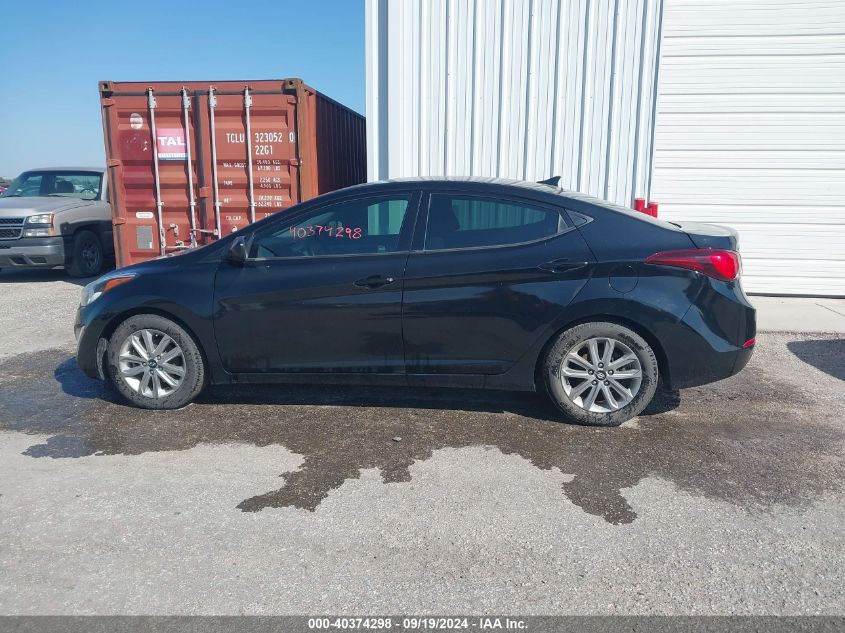 2014 Hyundai Elantra Se VIN: KMHDH4AE5EU136082 Lot: 40374298