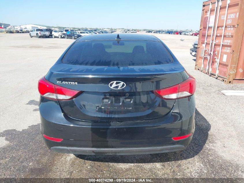 KMHDH4AE5EU136082 2014 Hyundai Elantra Se