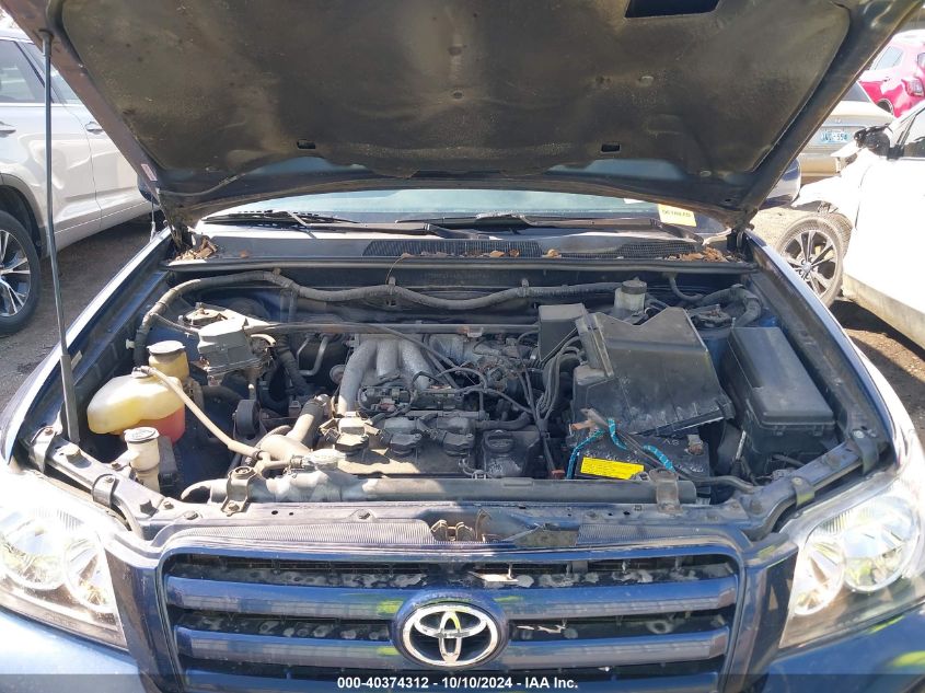 JTEHF21A430124874 2003 Toyota Highlander V6