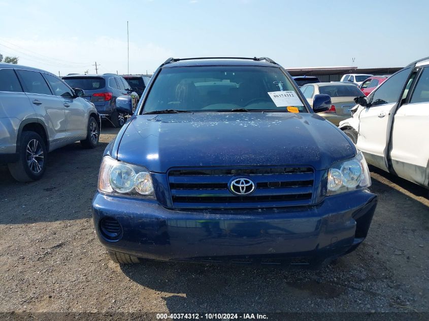 JTEHF21A430124874 2003 Toyota Highlander V6