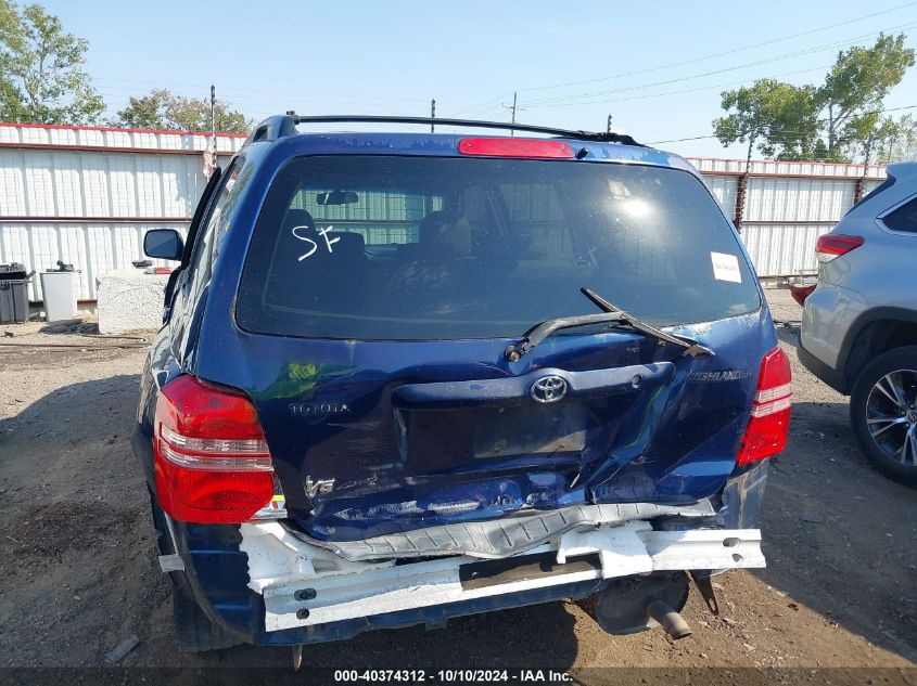 JTEHF21A430124874 2003 Toyota Highlander V6