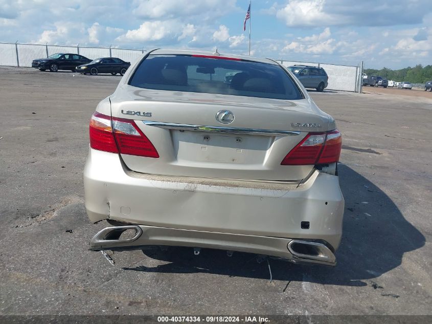 JTHGL5EF8A5040359 2010 Lexus Ls 460 L