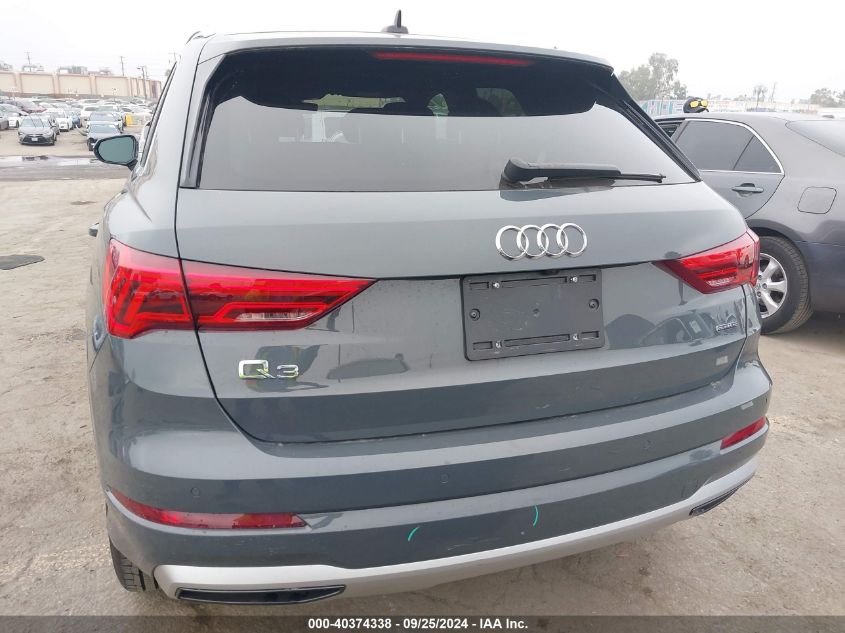 2021 Audi Q3 Premium Plus 40 Tfsi Quattro Tiptronic VIN: WA1BUCF31M1080581 Lot: 40374338