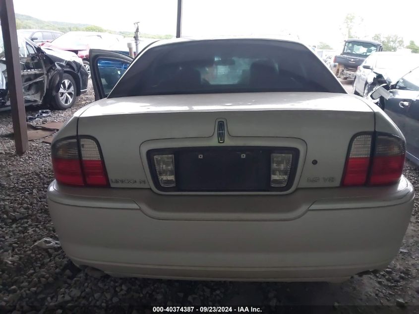 2006 Lincoln Ls VIN: 1LNFM87A96Y637762 Lot: 40374387