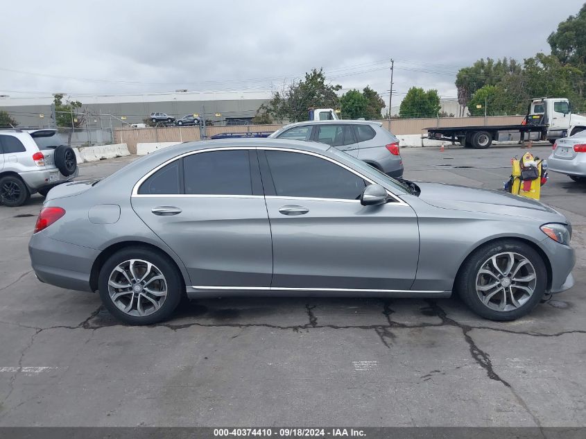 2015 Mercedes-Benz C 300 4Matic/Luxury 4Matic/Sport 4Matic VIN: 55SWF4KB7FU019040 Lot: 40374410