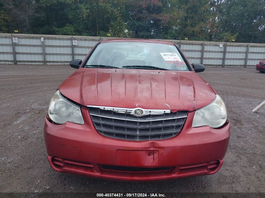 2008 Chrysler Sebring Lx VIN: 1C3LC46K78N188426 Lot: 40374431