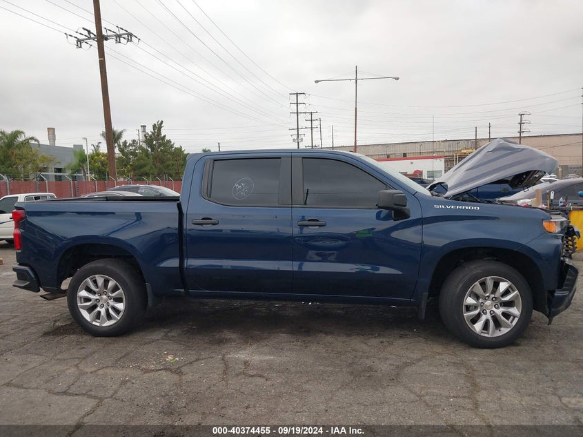 2021 CHEVROLET SILVERADO 1500 2WD  SHORT BED CUSTOM - 1GCPWBEK0MZ264372