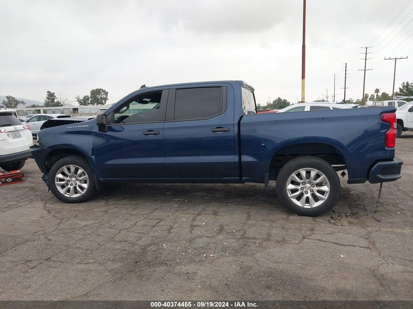 2021 CHEVROLET SILVERADO 1500 2WD  SHORT BED CUSTOM - 1GCPWBEK0MZ264372