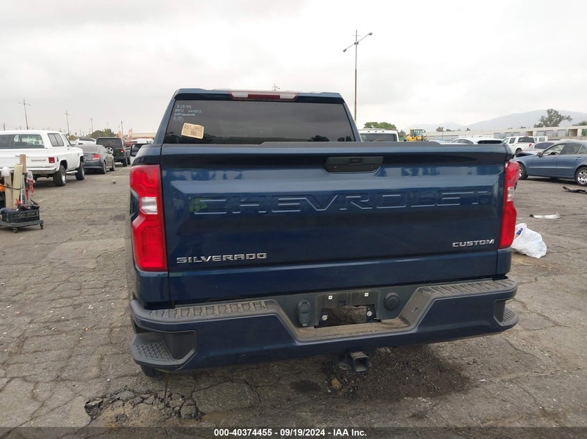 2021 CHEVROLET SILVERADO 1500 2WD  SHORT BED CUSTOM - 1GCPWBEK0MZ264372